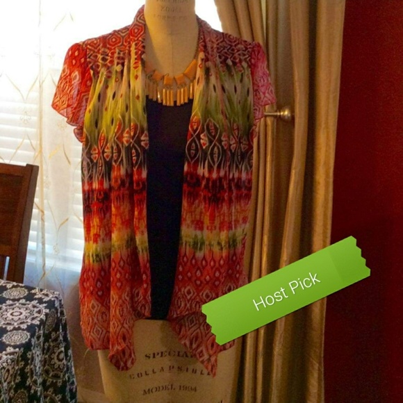 Sara Michelle Tops - 3/$10 - 🎉HP🎉- 2 Piece Top & Necklace